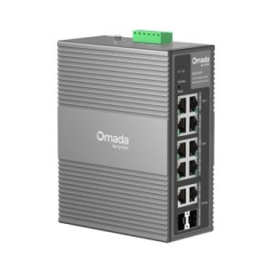 Switch Gestionable TP-Link IES210GPP Industrial 8xGb (2PoE++ 6PoE+) 2xSFP 240W