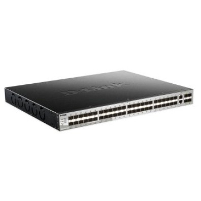 Switch Gestionable DLINK Stackable 48P SFP+ 2P 10G + 4P 10G SFP+