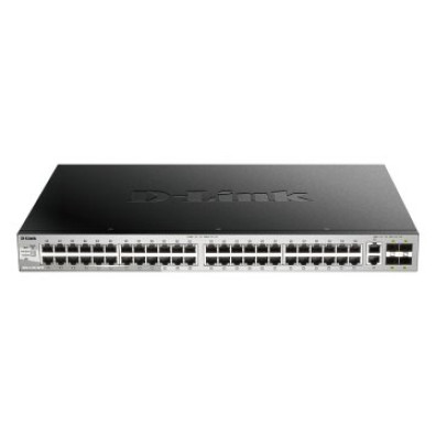 Switch Gestionable Stackable D-Link DGS-3130-54TS/E L3 48P Giga + 2P 10G + 4P 10G SFP+