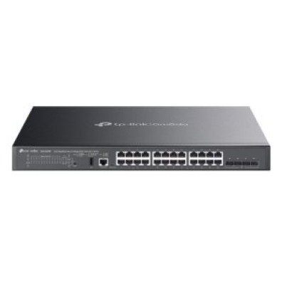 Switch Gestionable L3 TP-Link SG5428XMPP 24 Puertos PoE++ 90W 16 Puertos PoE+ 30W 4 Puertos SFP+ 500W Total