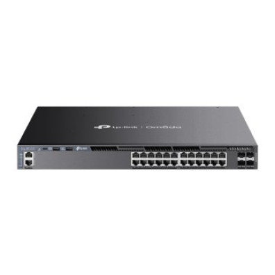 Switch TP-Link SG6428XHP Gestionable L3 Gigabit PoE+ 24P con 4 Slots SFP+ 10G RJ45 Consola