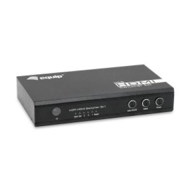 Switch HDMI 2.0 4K 3x1 con Alimentación por USB Equip