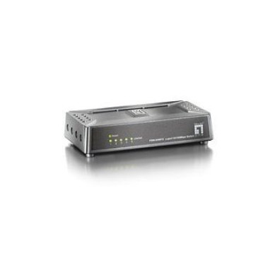 Switch Level One No Gestion 5 Puertos 10/100 Mini No Rack Base Magnética