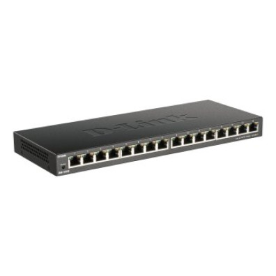 Switch no Gestionable D-Link DGS-1016S 16P Giga Low Profile para Sobremesa