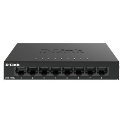 SWITCH NO GESTIONABLE D-LINK DGS-108GL 8P CARCASA METALICA - MODELO SOBREMESA
