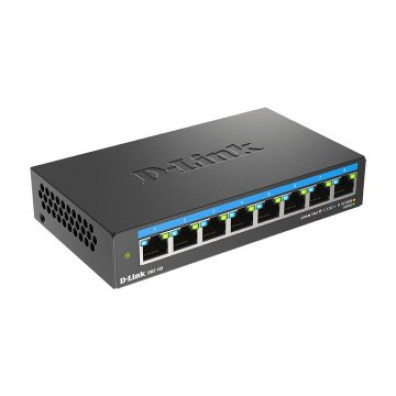 Switch No Gestionable D-Link DMS-108 8P Multigigabit 2,5G - Carcasa Metálica - Sobremesa
