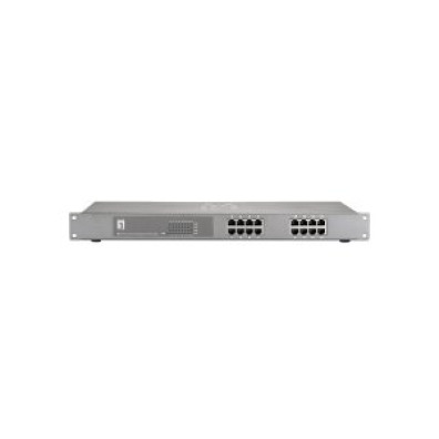 Switch No Gestionable Level One FEP-1612W380 16P 16xPoE 100Mb 380W Carcasa Metálica