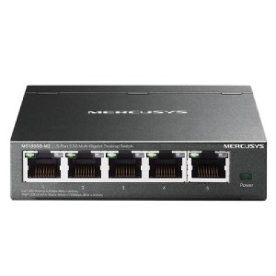 Switch no gestionable Mercusys MS105GS-M2 5 Puertos 5x2.5Gb Carcasa Metálica