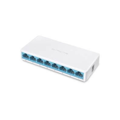 Switch no gestionable Mercusys MS108 8P Ethernet 10/100 Mini Desktop