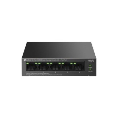 Switch No Gestionable TP-Link LS105LP LiteWave 5P PoE+ Sobremesa Carcasa Metal