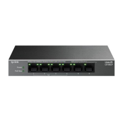 Switch no gestionable TP-Link LS106LP Litewave 6P 10/100 4P PoE+ sobremesa carcasa metal