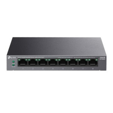 Switch no gestionable TP-LINK LS108GP LiteWave 8P Giga Sobremesa PoE+ Carcasa de Metal