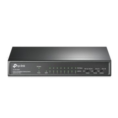 Switch TP-Link TL-SF1009P No Gestionable Sobremesa 9P 10/100 con PoE+ 65W