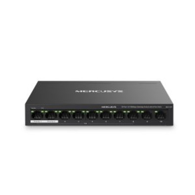 Switch PoE+ Mercusys MS110P 10P 10/100 8P PoE+ 65W Ethernet Mini Desktop no Gestionable