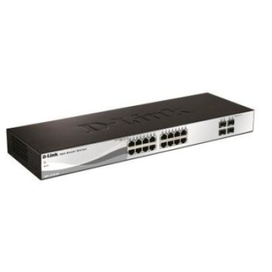 Switch Semigestionable D-Link DGS-1210-20/E16P Giga 4P Giga Combo Rack