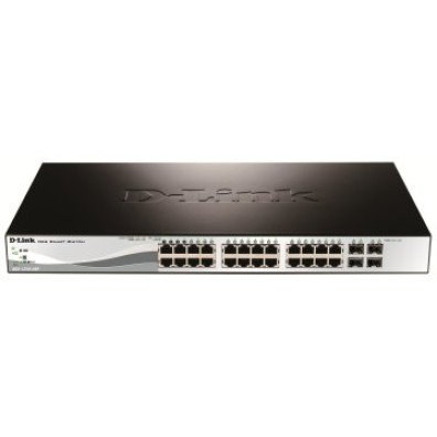 Switch Semigestionable D-Link DGS-1210-28P/E 24P GIGA + 4P Combo Rack Ethernet