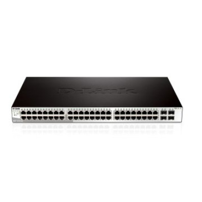 Switch Semigestionable D-Link DGS-1210-52/E 48 Gigabit + 4 Gigabit Combo Rack