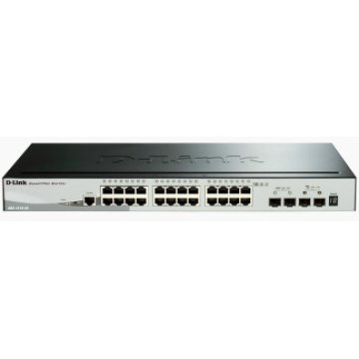 Switch Semigestionable D-Link Stackable DGS-1510-28X/E 24 Puertos Gigabit + 4 Puertos 10G SFP+