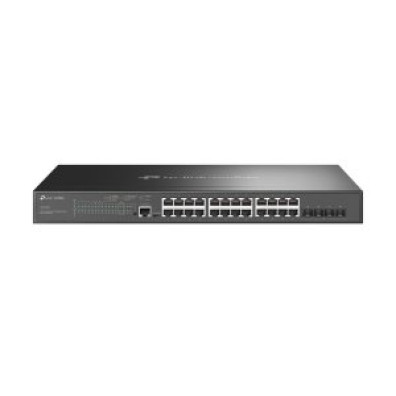Switch Semigestionable Jetstream TP-LINK SG3428MP 28P Gigabit con 24P PoE+ (384W) y 4 Ranu