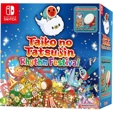 Taiko No Tatsujin: Rhythm Festival Collector (Taiko Drum Set) Switch