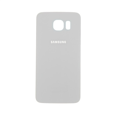Tapa Batería con Logo - Samsung S6 Blanco
