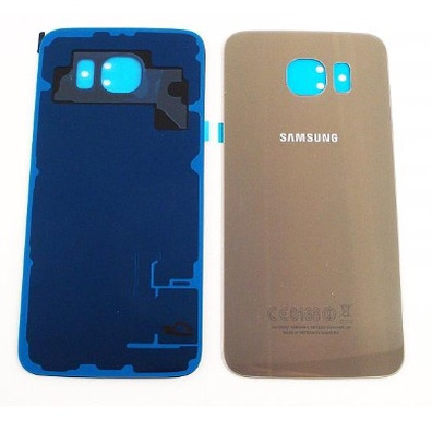Tapa Batería con Logo - Samsung S6 Oro