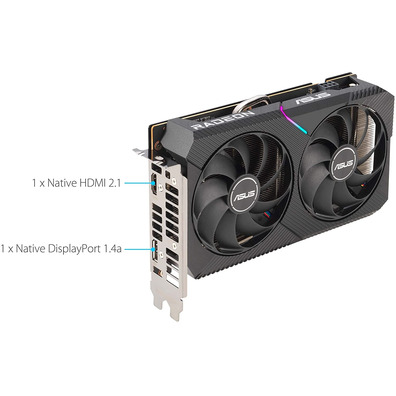 Tarjeta Gráfica Asus Dual Radeon RX 6500XT OC 4GB GDDR6