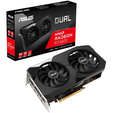 Tarjeta Gráfica Asus Dual Radeon RX 6600 8GB GDDR6