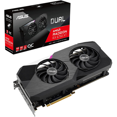 Tarjeta Gráfica Asus Dual RX6750 XT OC 12GB GDDR6