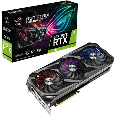 Tarjeta Gráfica Asus ROG Strix RTX3080 Gaming OC 12GB GDDR6X