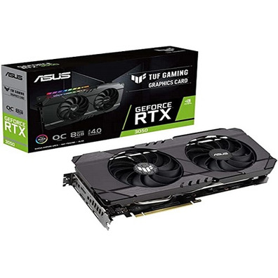 Tarjeta Gráfica ASUS TUF RTX3050 Gaming OC 8GB GDDR6