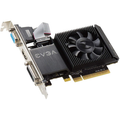 Tarjeta Gráfica EVGA GeForce GT 710/2GB DDR3 Perfil Bajo