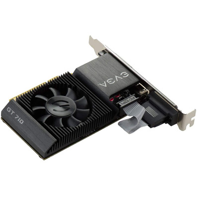 Tarjeta Gráfica EVGA GeForce GT 710/2GB DDR3 Perfil Bajo