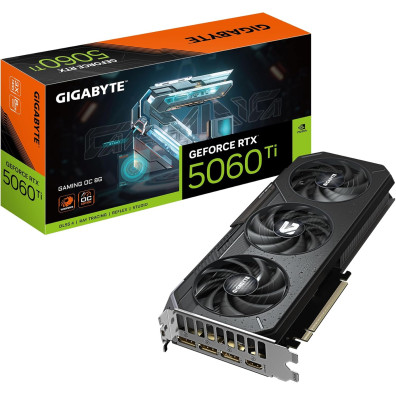 Tarjeta Gráfica Gigabyte GeForce RTX 5060 Ti GAMING OC 8GB GDDR7