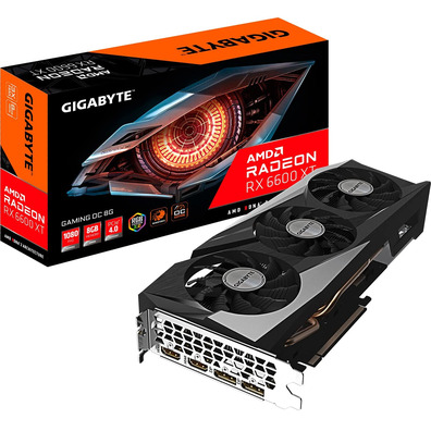 Tarjeta Gráfica Gigabyte RX 6600XT Gaming OC 8GB GDDR6