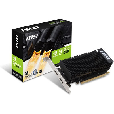 Tarjeta Gráfica MSI GT1030 2GB OC GDDR5 Low Profile