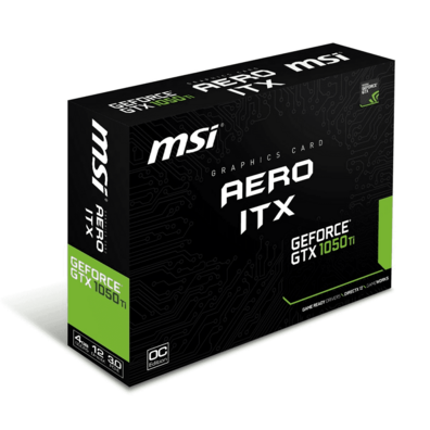 Tarjeta Gráfica MSI GTX1050 TI Aero ITX OCV1 4GB DDR5