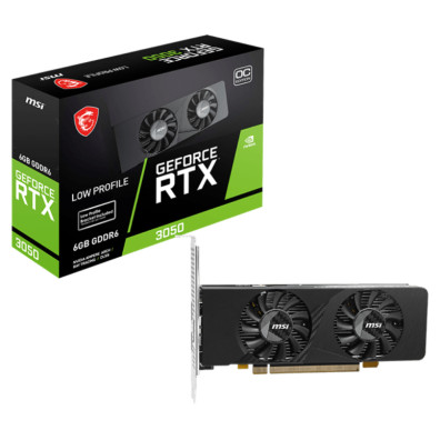 MSI GeForce RTX 3050 LP E 6G OC Low Profile