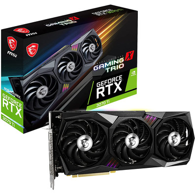 Tarjeta Gráfica MSI RTX 3070Ti Gaming X Trio 8GB GDDR6X