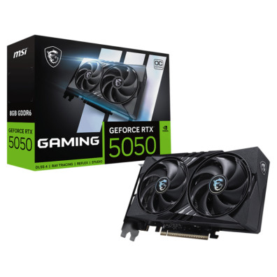 MSI GeForce RTX 5050 8G GAMING OC NVIDIA 8 GB GDDR6, Tarjeta gráfica