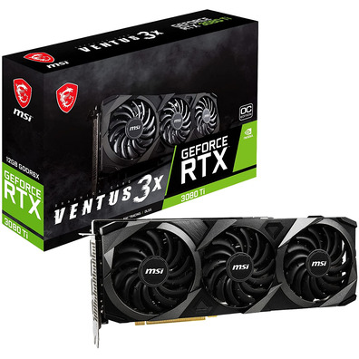 Tarjeta Gráfica MSI RTX3080Ti Ventus OC 3X 12GB GDDR6X