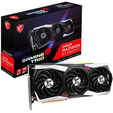 Tarjeta Gráfica MSI RX 6800 XT Gaming X Trio 16GB GDDR6