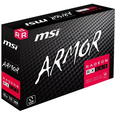 Tarjeta Gráfica MSI RX580 Armor 8GB OC GDDR5