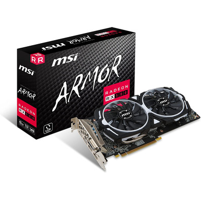 Tarjeta Gráfica MSI RX580 Armor 8GB OC GDDR5