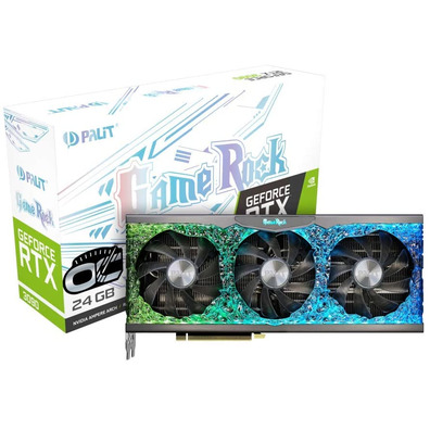 Tarjeta Gráfica Palit RTX 3090 GameRock OC 24GB GDDR6X