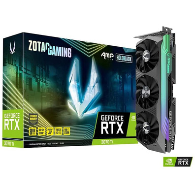 Tarjeta Gráfica Zotac Geforce RTX3070 Ti AMP Holo 8GB GDDR6X