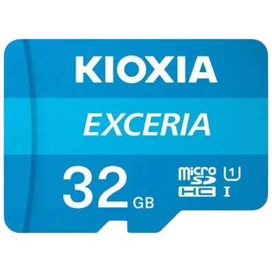 Tarjeta de Memoria Kioxia Exceria MicroSDHC 32GB Clase 10 UHS-I + Adaptador