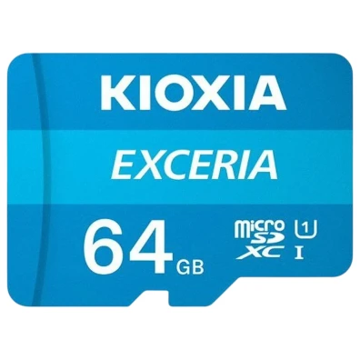 Kioxia Exceria MicroSDXC 64GB Clase 10 UHS-I con Adaptador