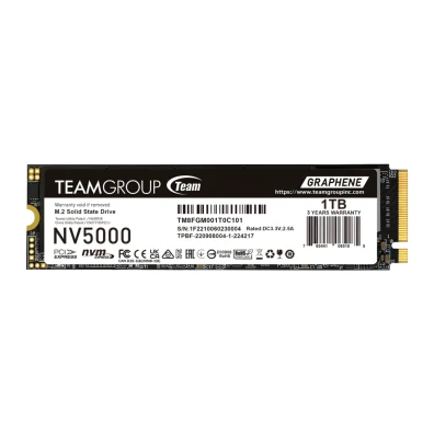 Team Group NV5000 SSD 1 TB M.2 2280 PCIe 4.0 x4 NVMe con disipador de grafeno