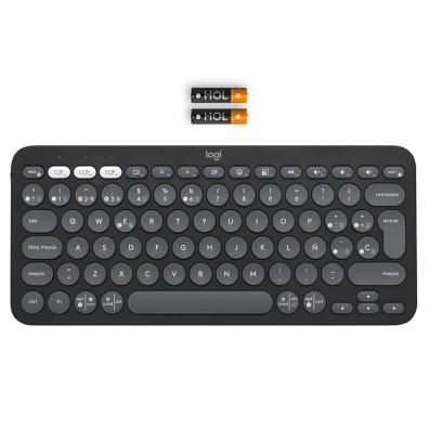 Teclado Bluetooh Logitech Pebble Keys 2 K380S Grafito